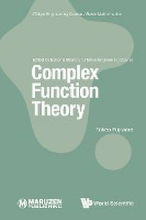 COMPLEX FUNCTION THEORY de Takeo Fujiwara