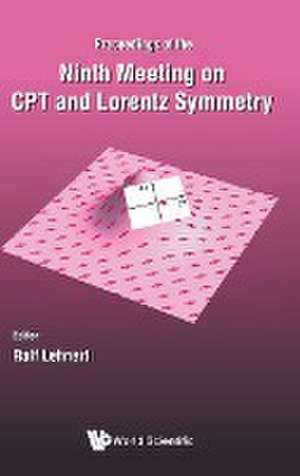 CPT AND LORENTZ SYMMETRY, 9 MEET de Ralf Lehnert