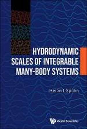 HYDRODYNAMIC SCALES OF INTEGRABLE MANY-BODY SYSTEMS de Herbert Spohn