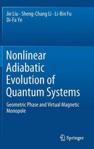 Nonlinear Adiabatic Evolution of Quantum Systems: Geometric Phase and Virtual Magnetic Monopole de Jie Liu