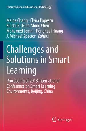 Challenges and Solutions in Smart Learning de Maiga Chang