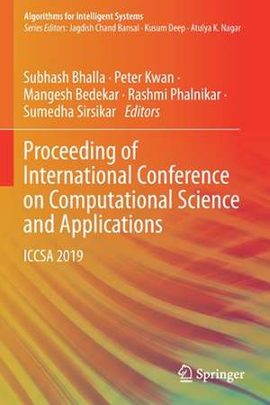 Proceeding of International Conference on Computational Science and Applications: ICCSA 2019 de Subhash Bhalla