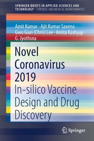 Novel Coronavirus 2019: In-silico Vaccine Design and Drug Discovery de Amit Kumar