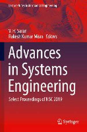 Advances in Systems Engineering: Select Proceedings of NSC 2019 de V. H. Saran