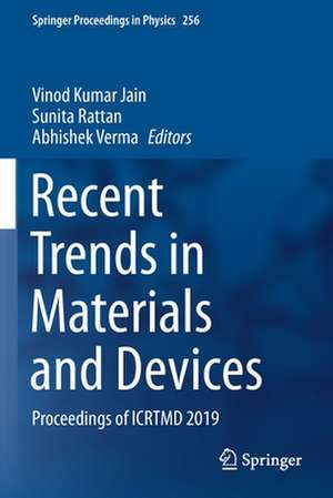 Recent Trends in Materials and Devices: Proceedings of ICRTMD 2019 de Vinod Kumar Jain