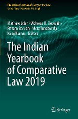 The Indian Yearbook of Comparative Law 2019 de Mathew John