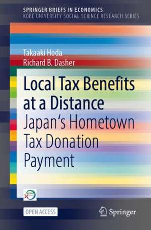 Local Tax Benefits at a Distance: Japan's Hometown Tax Donation Payment de Takaaki Hoda