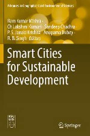 Smart Cities for Sustainable Development de Ram Kumar Mishra