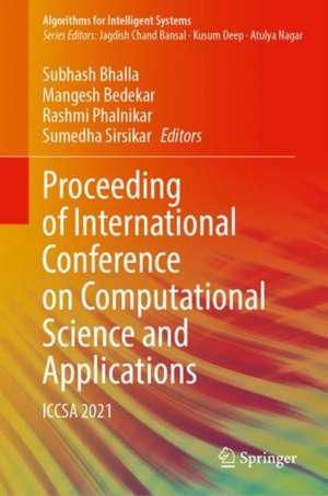 Proceeding of International Conference on Computational Science and Applications: ICCSA 2021 de Subhash Bhalla