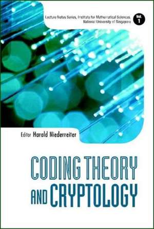 Coding Theory and Cryptology de Harald Niederreiter