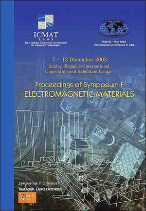 Electromagnetic Materials - Proceedings of the Symposium F de Lim Hock