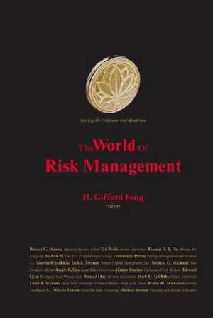 The World of Risk Management de H. Gifford Fong