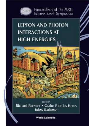 Lepton and Photon Interactions at High Energies de Richard Brenner