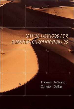 Lattice Methods for Quantum Chromodynamics de Thomas Degrand