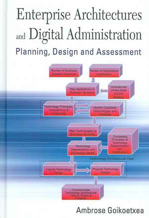 Enterprise Architectures and Digital Administration de Ambrose Goikoetxea