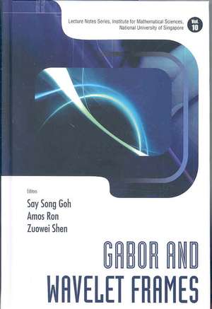 Gabor and Wavelet Frames de Say Song Goh