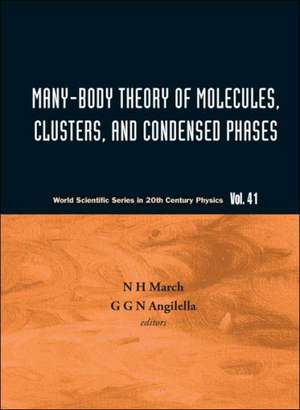 Many-Body Theory of Molecules, Clusters, and Condensed Phases de N.H. March