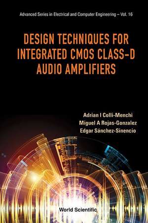 DESIGN TECHNIQUES INTEGRATED CMOS CLASS-D AUDIO AMPLIFIERS de Colli-Menchi Adrian I