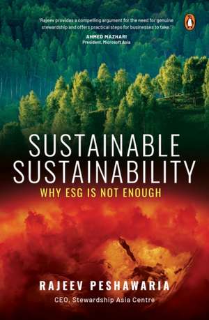 Sustainable Sustainability de Rajeev Peshawaria