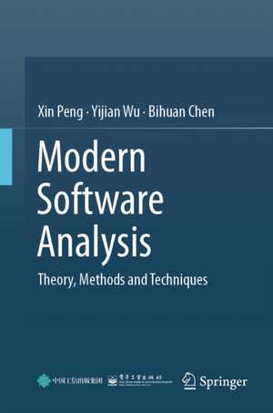 Modern Software Analysis de Bihuan Chen