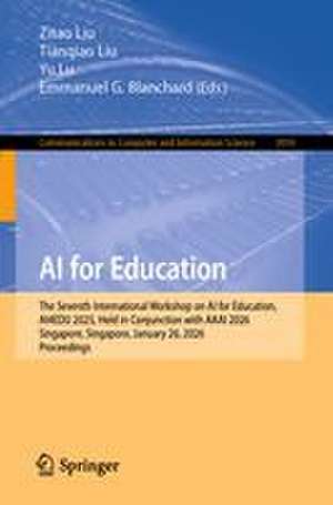 AI for Education de Emmanuel G. Blanchard