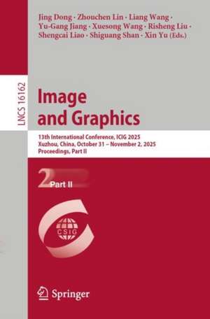 Image and Graphics de Zhouchen Lin