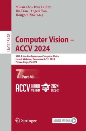 Computer Vision - ACCV 2024 de Minsu Cho