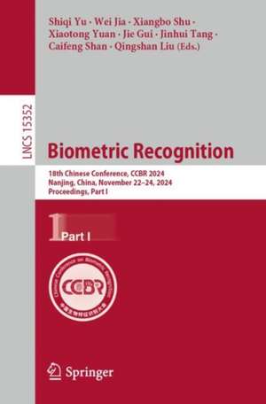 Biometric Recognition de Shiqi Yu
