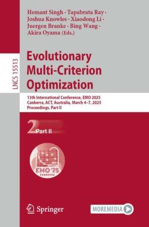 Evolutionary Multi-Criterion Optimization de Hemant Singh
