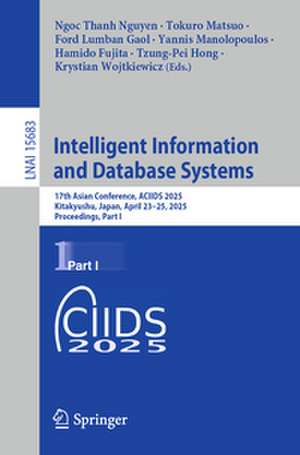 Intelligent Information and Database Systems de Ngoc Thanh Nguyen