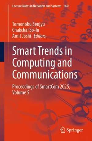 Smart Trends in Computing and Communications de Tomonobu Senjyu