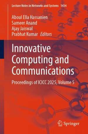 Innovative Computing and Communications de Aboul Ella Hassanien