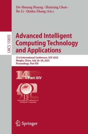 Advanced Intelligent Computing Technology and Applications de De-Shuang Huang