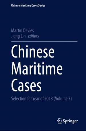 Chinese Maritime Cases de Martin Davies