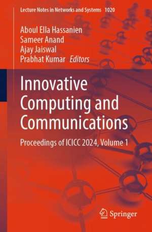 Innovative Computing and Communications de Aboul Ella Hassanien