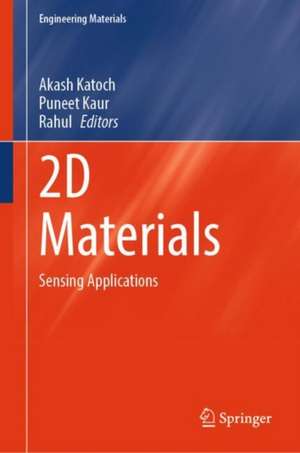 2D Materials: Sensing Applications de Akash Katoch