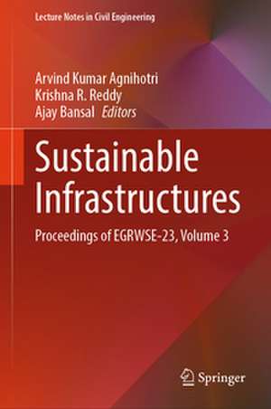 Sustainable Infrastructures de Arvind Kumar Agnihotri