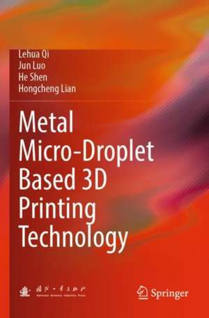 Metal Micro-Droplet Based 3D Printing Technology de Lehua Qi