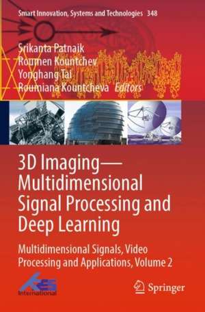 3D Imaging—Multidimensional Signal Processing and Deep Learning: Multidimensional Signals, Video Processing and Applications, Volume 2 de Srikanta Patnaik