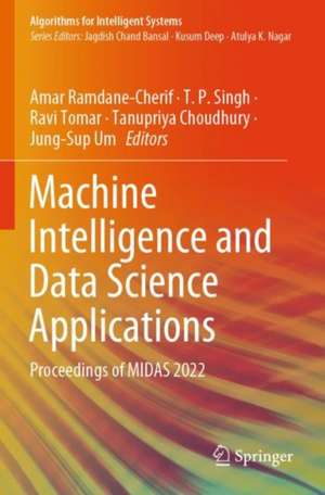 Machine Intelligence and Data Science Applications de Amar Ramdane-Cherif