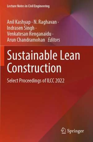 Sustainable Lean Construction de Anil Kashyap