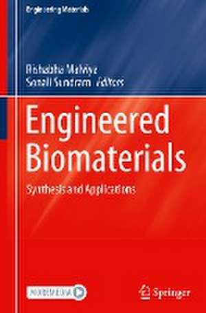 Engineered Biomaterials: Synthesis and Applications de Rishabha Malviya