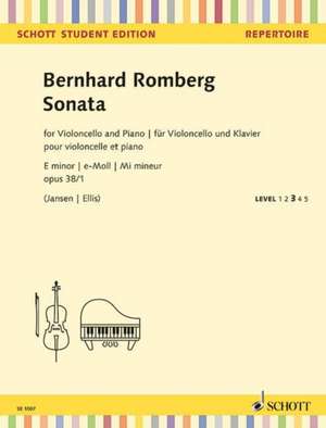 ROMBERG, B: SONATA E MINOR OP 381 de BERNHARD ROMBERG