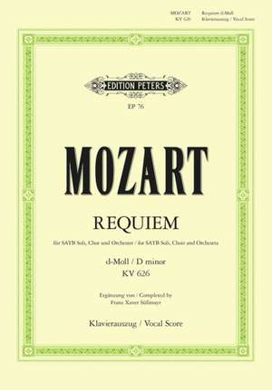 REQUIEM K626 de WOLFGANG AMA MOZART