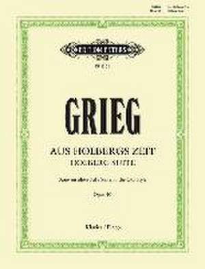 Holberg Suite (Suite in the Old Style) Op. 40 for Piano de Edvard Grieg