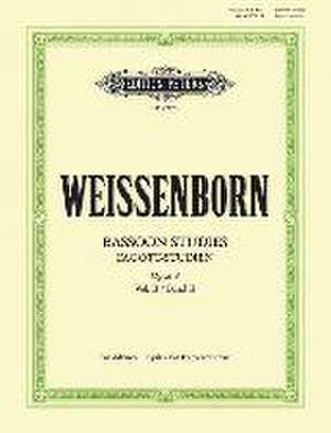 Fagott-Studien, Heft 2: Für Fortgeschrittene op. 8 de Julius Weissenborn