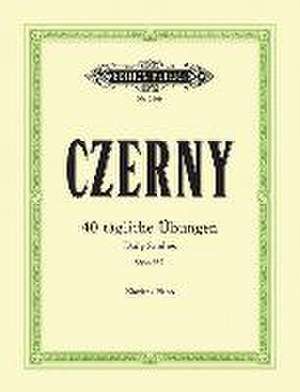 40 tägliche Übungen op. 337 de Carl Czerny