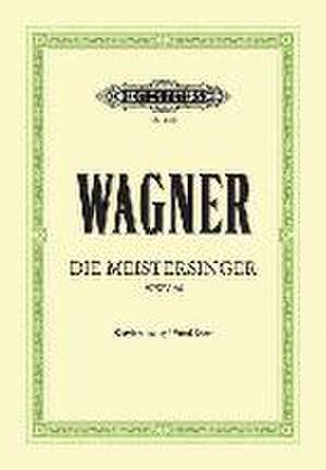 Die Meistersinger Von Nürnberg Wwv 96 (Vocal Score) de Richard Wagner