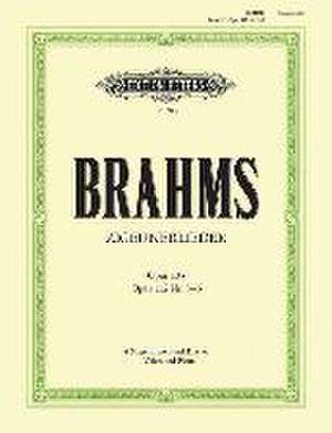 Zigeunerlieder for 4 Voices (Mixed Choir) and Piano de Johannes Brahms