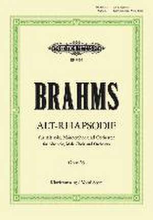 Alto Rhapsody Op. 53 (Vocal Score) de Johannes Brahms